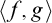 left angle bracket f comma g right angle bracket