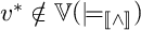v super asterisk is not an element of blackboard bold V open parenthesis double turnstile sub open double bracket logical and close double bracket close parenthesis