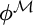 phi Superscript script upper M