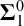 bold upper Sigma 1 Superscript 0