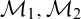 script upper M 1 comma script upper M 2