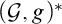 left parenthesis script upper G comma g right parenthesis Superscript asterisk