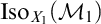 I s o sub X sub 1 (script M sub 1)