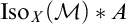 I s o sub X (script M) asterisk A