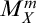upper M Subscript upper X Superscript m