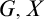 upper G comma upper X