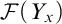 script upper F left parenthesis upper Y Subscript x Baseline right parenthesis