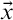 ModifyingAbove x With right arrow