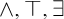 and comma normal down tack comma there exists