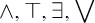 and comma normal down tack comma there exists comma or