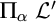 normal upper Pi Subscript alpha Baseline script upper L prime