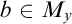 b element of upper M Subscript y