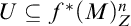 upper U subset of or equal to f Superscript asterisk Baseline left parenthesis upper M right parenthesis Subscript upper Z Superscript n
