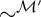 tilde Superscript script upper M prime Baseline