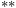 Superscript asterisk asterisk