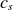 c Subscript s