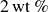 2 wt percent sign