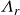 upper Lamda Subscript r