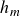h Subscript m