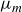 mu Subscript m