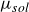 mu Subscript s o l