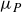 mu Subscript upper P