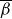 beta overbar
