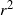 r squared