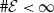 number sign script upper E less than normal infinity