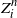 upper Z Subscript i Superscript n
