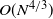 upper O left parenthesis upper N Superscript 4 divided by 3 Baseline right parenthesis