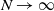 upper N right arrow normal infinity