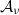 script upper A Subscript nu