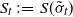 upper S Subscript t Baseline colon equals upper S left parenthesis sigma overtilde Subscript t Baseline right parenthesis
