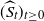 left parenthesis ModifyingAbove upper S With caret Subscript t Baseline right parenthesis Subscript t greater than or equals 0