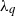 lamda Subscript q