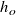 h Subscript o