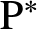 upper P asterisk
