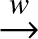 right arrow w