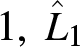 1 comma upper L caret 1