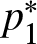 p 1 asterisk
