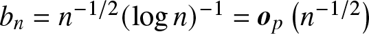 bn equals n minus 1 slash 2 left parenthesis logn right parenthesis minus 1 equals op left parenthesis n minus 1 slash 2 right parenthesis