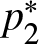 p 2 asterisk