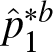 p caret 1 asterisk b