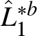 upper L caret 1 asterisk b