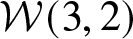 script upper W left parenthesis 3 comma 2 right parenthesis