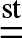 backslash stackrelst equals