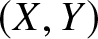 left parenthesis upper X comma upper Y right parenthesis