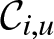 script upper C i comma u