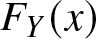 FY left parenthesis x right parenthesis